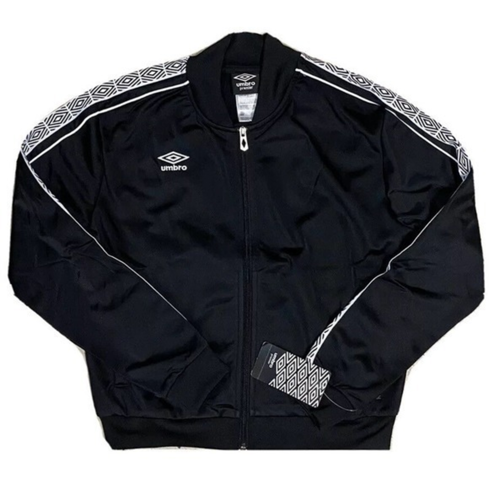 Umbro Women's Jacket track‎ Soccer warm up Full Zip Black Jacket Size Small